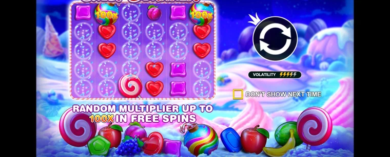 Sweet Bonanza — Spielfeld